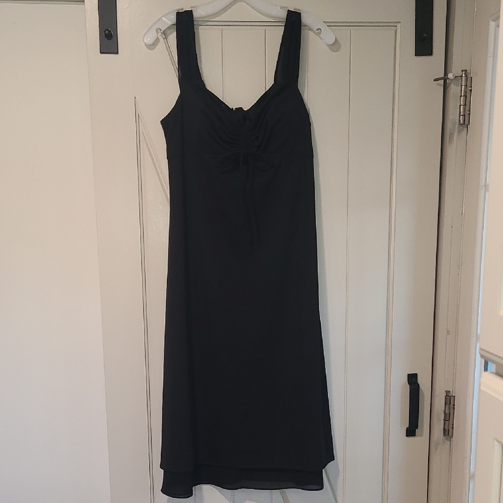Elegant Black Midi Dress